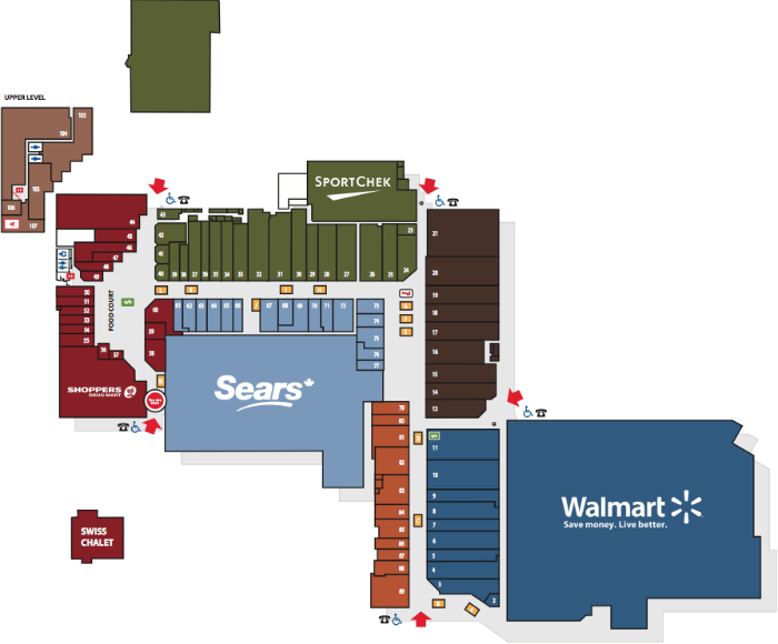 City Centre Mall Map Mall Map